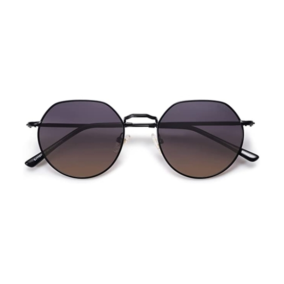 New Round Polygon Polarized Sunglasses for Women Men Retro Classic - Picture 4 of 4